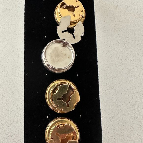 1989 Click-its Vintage Button Covers - Mismatched Lot of 6 - Picture 2 of 8